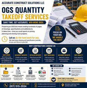 public construction estimating services
