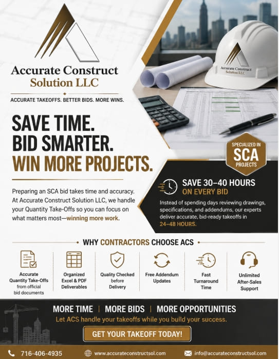 More Contractors Are Using SCA Quantity Takeoff Services